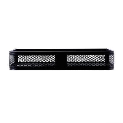 Black Widow Universal Deluxe Steel Mesh ATV Front Rack Basket | Model ATVFB-1057 | Size 36" L x 17" W x 6.5" H | Capacity 300 lb. | Horsepower 4 To 90+ HP | For ATV & UTV Loading
