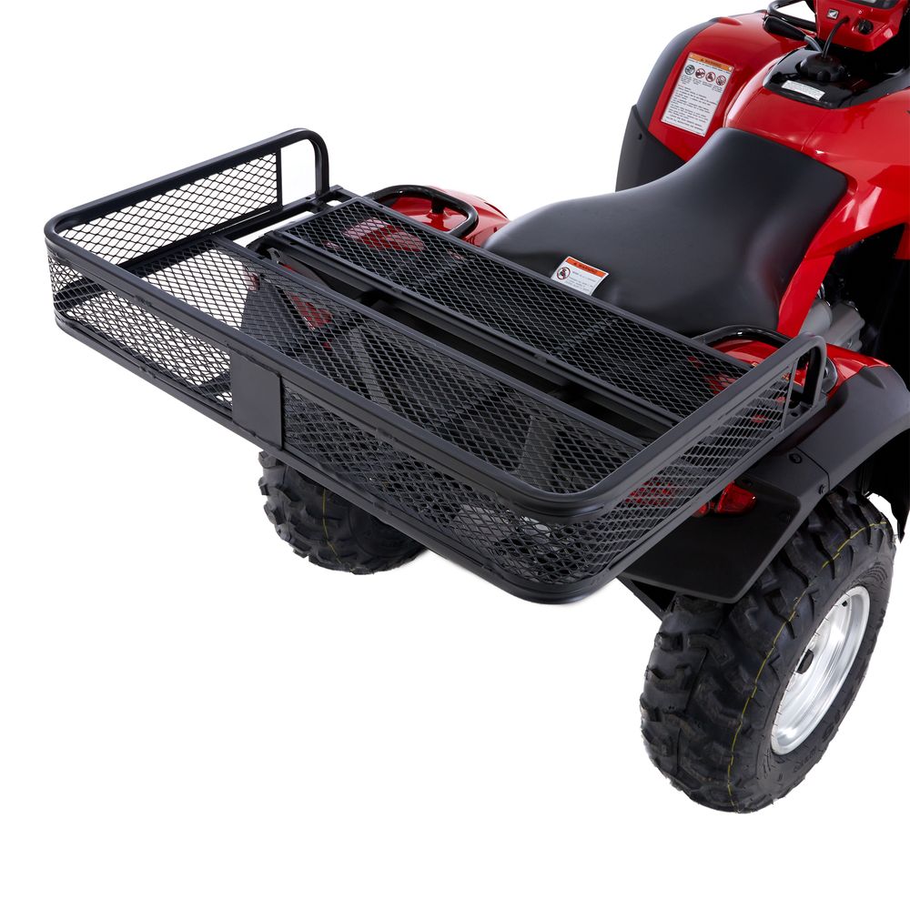 Black Widow Universal Deluxe Steel Mesh ATV Rear Rack Basket | Model ATVRB-1005 | Size 41" x 26.5" | Horsepower 4 To 90+ HP | For ATV