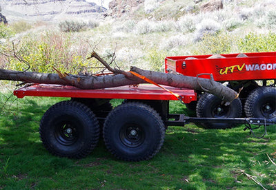 Bosski | Trailer | Model 1600 FB Flatbed ATV | Overall Dimensions 48” W x 109” L x 37” H | GVWR 1600 lbs | Horsepower 15 To 50 HP | For ATV & UTV