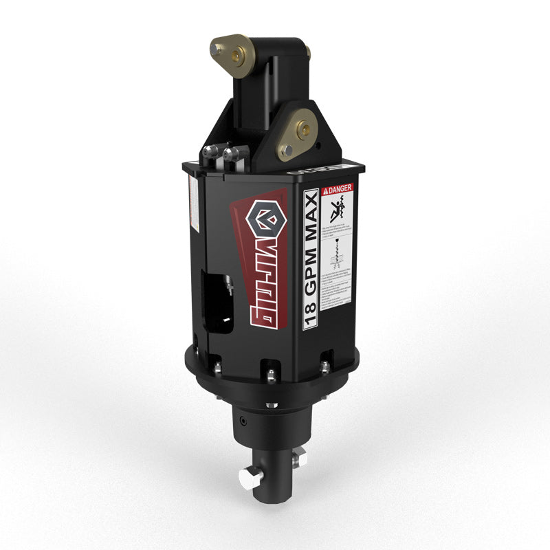 Vrinig V20 Mini Skid Steer Auger Drive | Models AUG30VGHSA To AUG30VGRAC | Max Bit Size 30" | Hydraulic Flow 10 To 18 GPM | For Mini Skid Steers