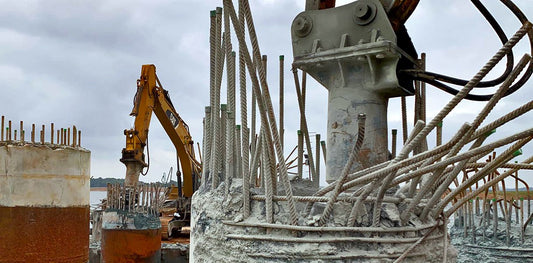 RockZone Rockwheel Axial Drum Cutters | Models AX 20 & AX 30 | Drums Width 26" & 27" | 18 To 35 Tons | For Excavators