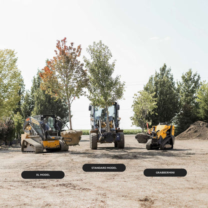ProLine Tree Planting Equipment | Model Grabber XL | Width 54" | Rootball Capacity 32"-54" | Reach 8' | Hydraulic Flow Range 15–25 GPM | For Skid Steers