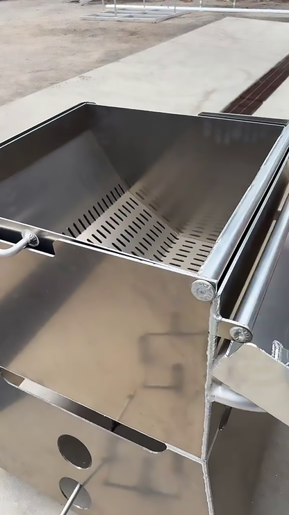 Aluminum Outfitters Sack Cooker | Model Sack 1 To 3 | Width 24" To 36" | Length 30" To 84" | High-Capacity Boiling System | For Backyard, Catering & Outdoor Events