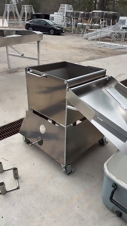 Aluminum Outfitters Sack Cooker | Model Sack 1 To 3 | Width 24" To 36" | Length 30" To 84" | High-Capacity Boiling System | For Backyard, Catering & Outdoor Events