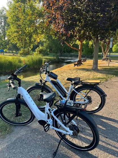 Himiway | Electric Bike | Model A7 Commuter | 27.5 x 2.4” Tires | 750W Hub Motor | 65 Mile Range | 400 lb Payload | Full Suspension Comfort | For Urban Comfort & All-Terrain Exploration