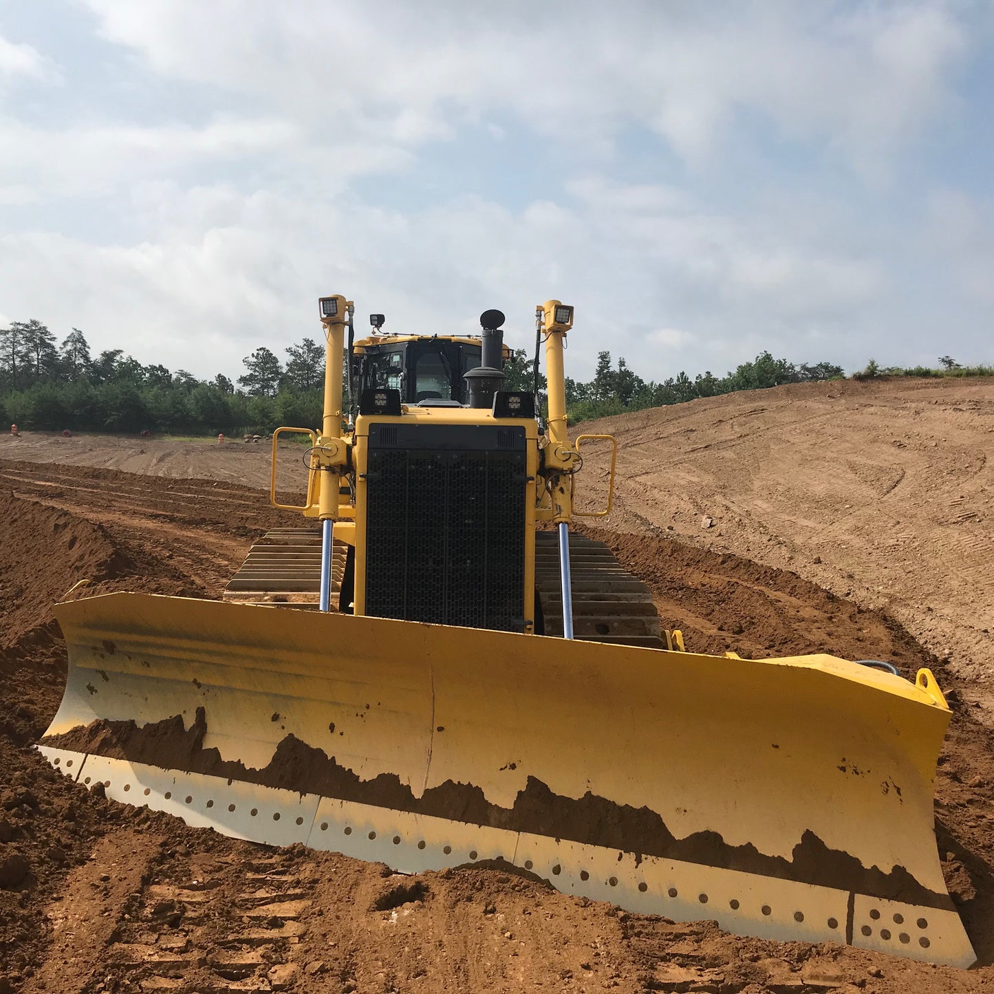 Rockland Angle Blade Package | High Strength Alloy Steel | Manual Or Hydraulic Tilt Options | For Dozers