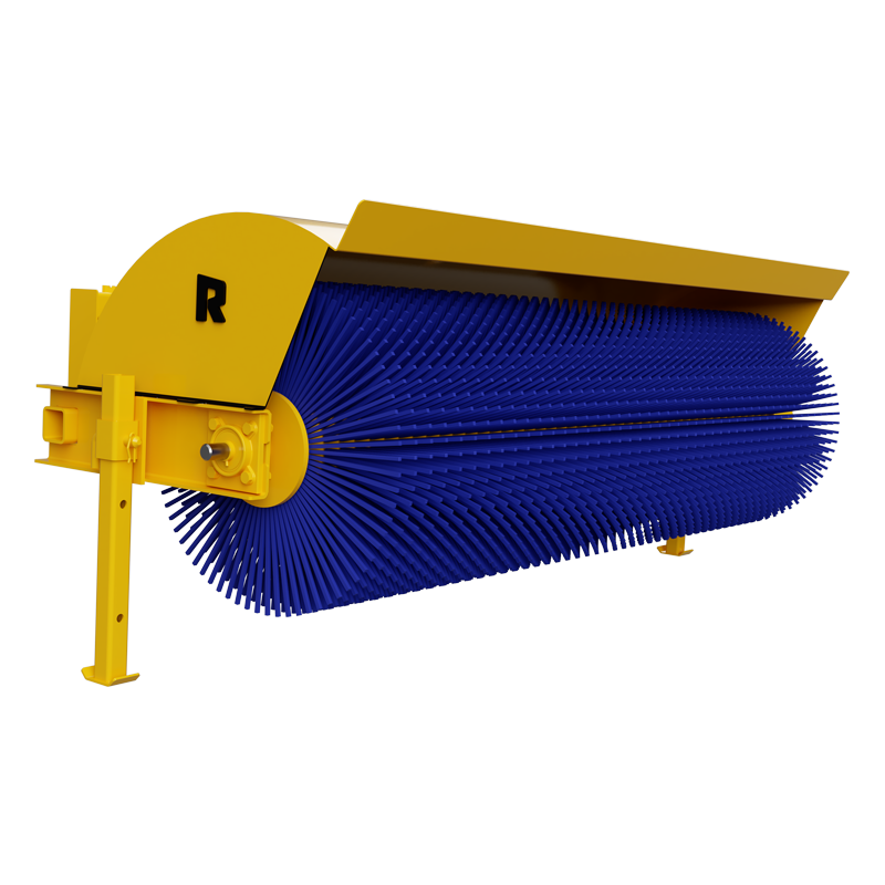 Rockland Angle Broom | Width 48", 60", 72", 84" & 96" Inches | Weight 557  To 797 Lbs | For Skid Steers