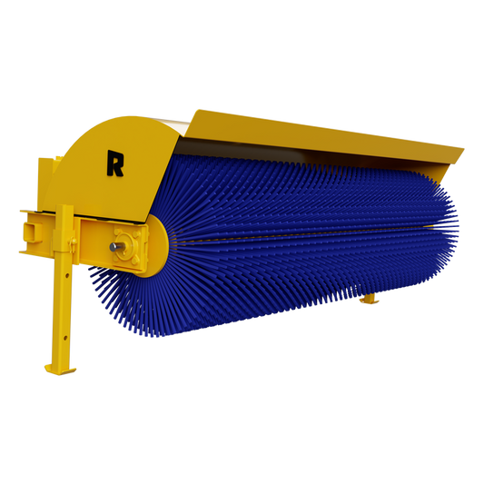 Rockland Angle Broom | Width 48", 60", 72", 84" & 96" Inches | Weight 557  To 797 Lbs | For Skid Steers