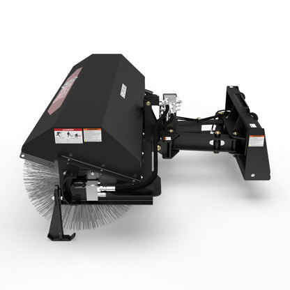 Virnig Angle Broom | Models VAB60, VAB72, VAB84 & VAB96 | Widths 60" To 96" | Hydraulic Flow 15 To 25 GPM | For Skid Steer