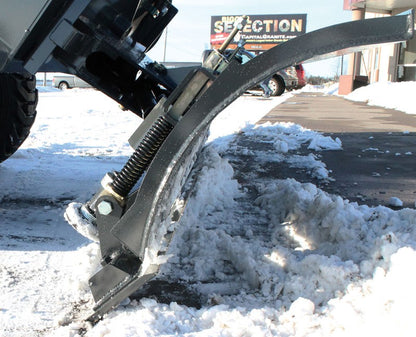 Virnig V50 Angle Snow Blade | Models SBS60-LD, SBS72-LD, SBS84-LD & SBS96-LD | Widths 62" To 98" | Hydraulic Flow Range 15 To 25 GPM | For Skid Steers