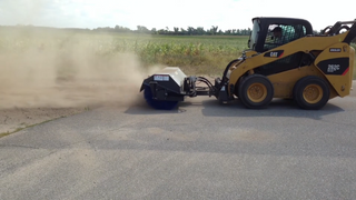 Ignite Attachments Manual Angle Broom | Width 72" | Hydraulic Flow 16-24 GPM | For Skid Steers
