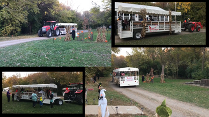 Apache Trolley “Open‑Air Limousine” | 30–35 Passenger Capacity | Pull Type | 40–60 HP | For Tractors & Trucks