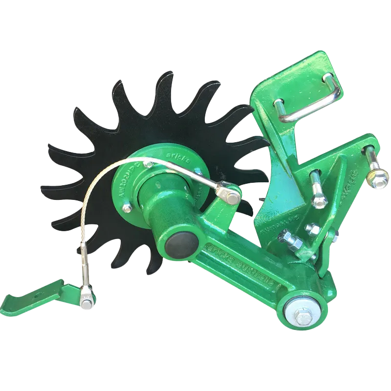Aricks Wheel Residue Manager | Model ARW-JD | Bisalloy Steel 0.3" | Heavy-Duty Cast Arm | For John Deere Air Seeders & Seed Drills