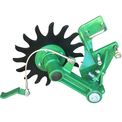 Aricks Wheel Residue Manager | Model ARW-JD | Bisalloy Steel 0.3" | Heavy-Duty Cast Arm | For John Deere Air Seeders & Seed Drills