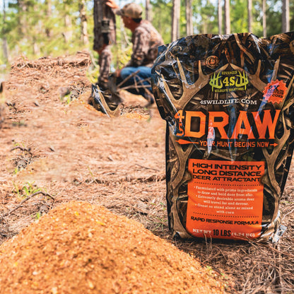 4S Advanced Wildlife Solutions Double Drop Attractant Block | Model I17112 | 25 lbs | Long‑Range Deer Feed & High‑Protein Attractant