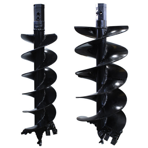 Virnig 3′ Auger Bits | Standard & Tree | Models SAV & TAV | Widths 6″ To 24″ Sizes | 2″ Hex / 2 9/16″ Round Collar | Hydraulic Flow 15 To 25 GPM | For Mini Skid Steer Auger Drives