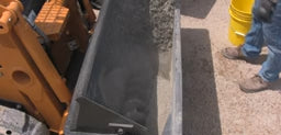 Danuser Auger Bucket Mixing & Discharge | Width 21.5" inches | Hydraulic Flow 12 GPM | For Skid Steers