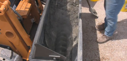 Danuser Auger Bucket Mixing & Discharge | Width 21.5" inches | Hydraulic Flow 12 GPM | For Skid Steers