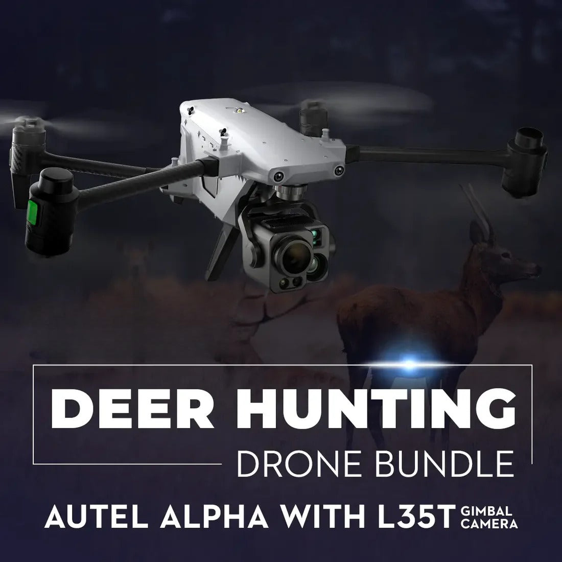 Autel Deer Hunting Drone Bundle | Autel Alpha With DG-L35T Gimbal