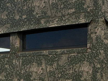 AWS Blind | Insulated Hunting Blind | Model 5x7 Ground Blind | Height Up to 20' | Width 60" x 84" | Stationary Setup | For Deer Hunters & Wildlife Enthusiasts