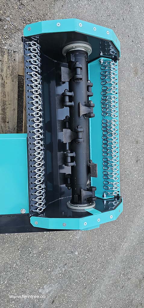 Ferntree Excavator Flail Mulcher | Model B-35 | Flow Management 9-28 GPM | 35" Working Width | Carrier Weight 496 lbs | For Excavators