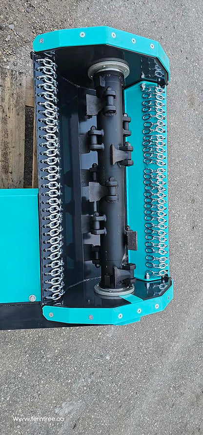 Ferntree Excavator Flail Mulcher | Model B-35 | Flow Management 9-28 GPM | 35" Working Width | Carrier Weight 496 lbs | For Excavators