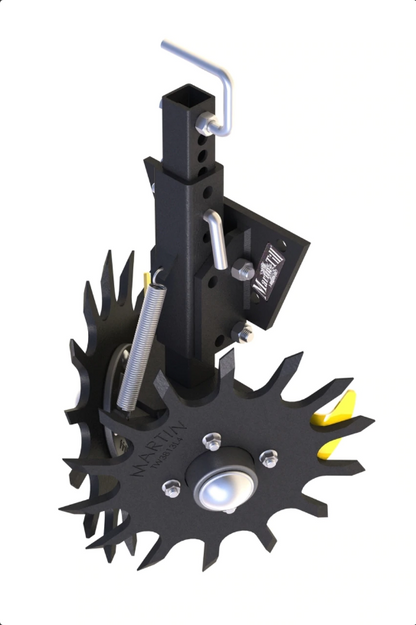 Martin-Till Pin Adjust Row Cleaner | Model B1334/1250 & B1332/772 | 13" Diameter | 40-100+ HP | For Case IH, John Deere, & Kinze Planters