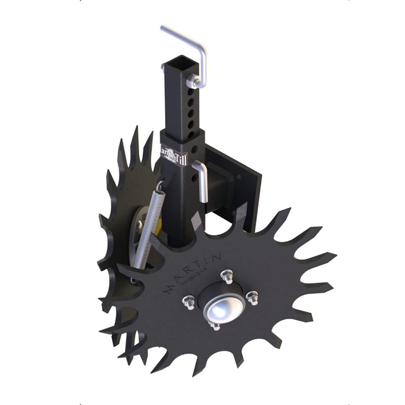 Martin-Till Pin Adjust Row Cleaner | Model B1334/1250 & B1332/772 | 13" Diameter | 40-100+ HP | For Case IH, John Deere, & Kinze Planters