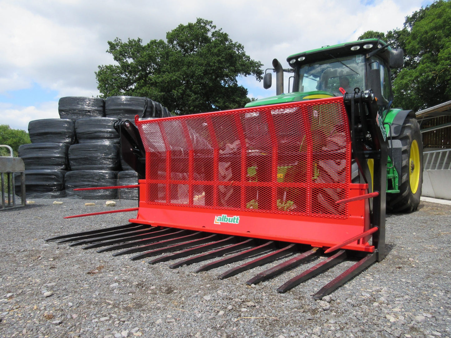 Buckrakes 14' Ft HD Hardox Buckrake | Capacity 8.77 Cubic Meter | Weight 2304 Kgs | For Tractors