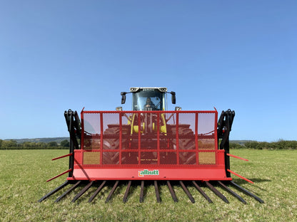 Buckrakes 14' Ft HD Hardox Buckrake | Capacity 8.77 Cubic Meter | Weight 2304 Kgs | For Tractors