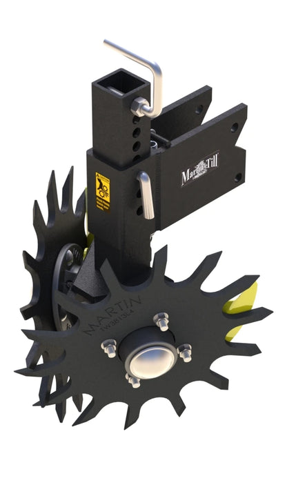Martin-Till Pin Adjust Row Cleaner | Model B1334/1250 & B1332/772 | 13" Diameter | 40-100+ HP | For Case IH, John Deere, & Kinze Planters
