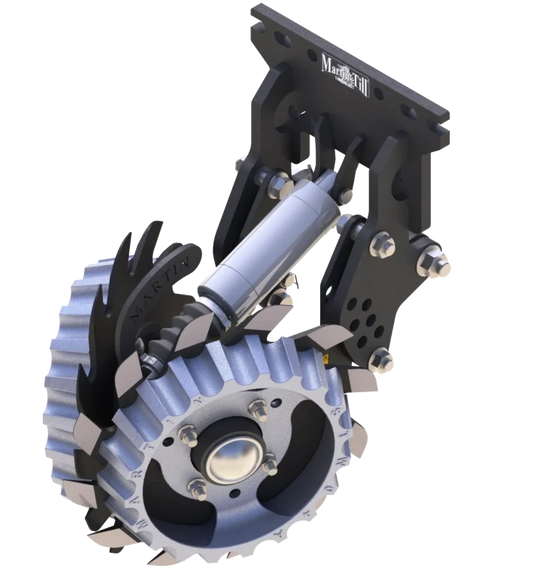 Martin-Till Kronos™ BA1350 Row Cleaner | 15" Compact Frame | 50° Angle | SmartClean™ Bi-Directional Control | For Planters & Seedbeds