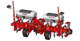 TOSCANO | Pneumatic Seeder Telescopic – Axe Type | Model 6 Units | Total Width 13.81 Feet | HorsePower 100-110 HP | For Tractor