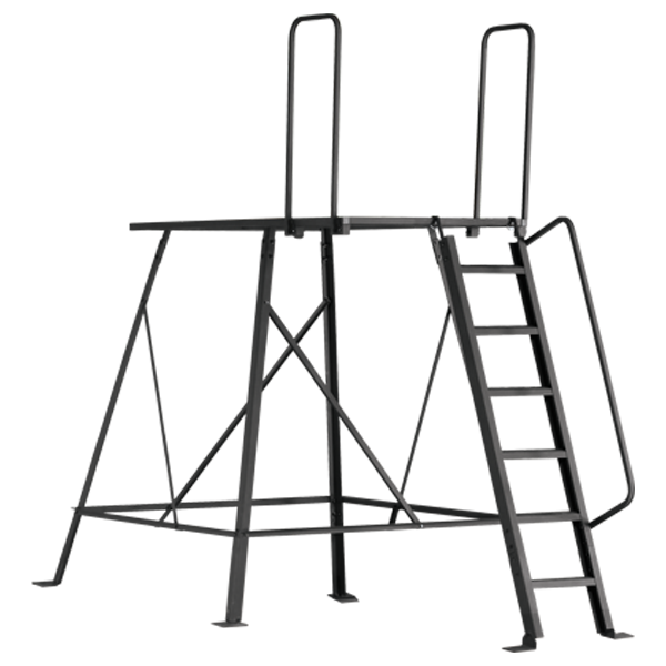 Muddy | Elite Tower | MUD-BBT500 | 5′ Elevated Stand | 250 lb Capacity | Powder-Coated Steel | For Box Blind Elevation & Hunting Visibility