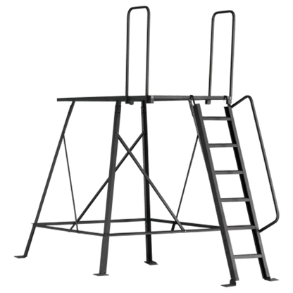 Muddy | Elite Tower | MUD-BBT500 | 5′ Elevated Stand | 250 lb Capacity | Powder-Coated Steel | For Box Blind Elevation & Hunting Visibility