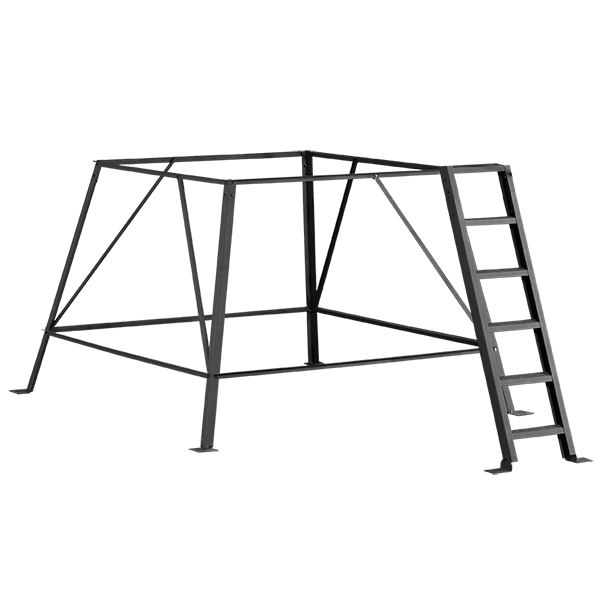 Muddy | Elite Tower | MUD-BBT500 | 5′ Elevated Stand | 250 lb Capacity | Powder-Coated Steel | For Box Blind Elevation & Hunting Visibility