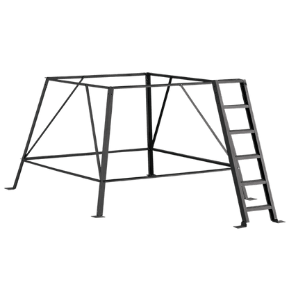 Muddy | Elite Tower | MUD-BBT500 | 5′ Elevated Stand | 250 lb Capacity | Powder-Coated Steel | For Box Blind Elevation & Hunting Visibility