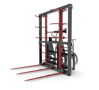 HLA Attachments | Hydraulic Bale Claw | Model BC647232 | Width 64" | Tine Spacing 23" Inches | For Skid Steers & Tractor Loaders