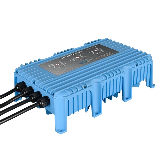 Power House Lithium 3-Bank Waterproof Battery Charger | Model BCH12V | 12V/16V/24V/36V