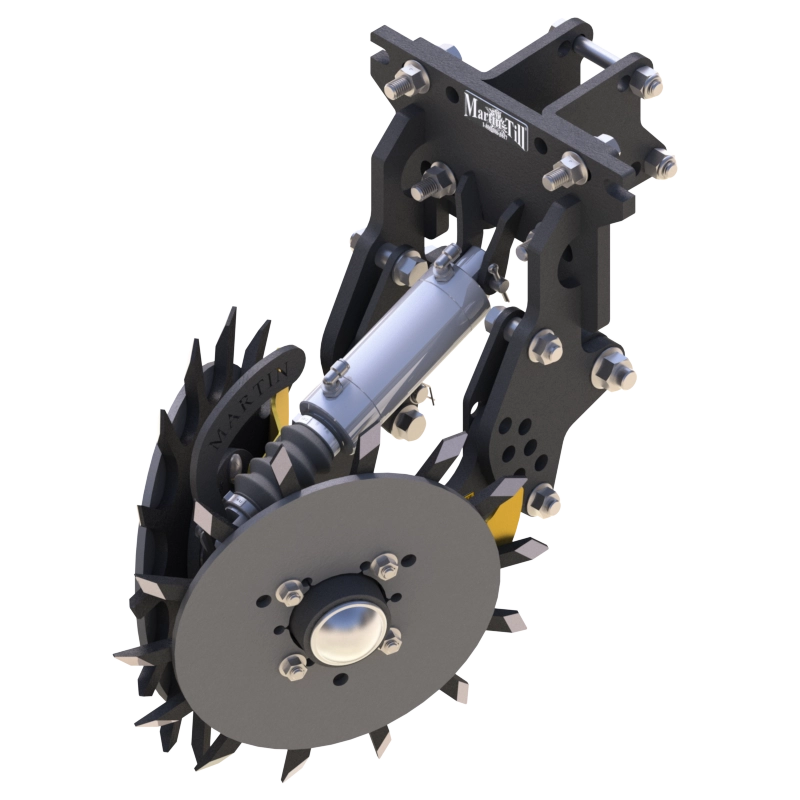 Martin-Till Kronos™ BA1350 Row Cleaner | 15" Compact Frame | 50° Angle | SmartClean™ Bi-Directional Control | For Planters & Seedbeds