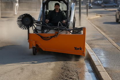 York 3-Point Hitch Rotary Broom | YB24 Series | Width 48", 60" & 72" | Hydraulic Drive | Horsepower 20-30 HP | For Tractors