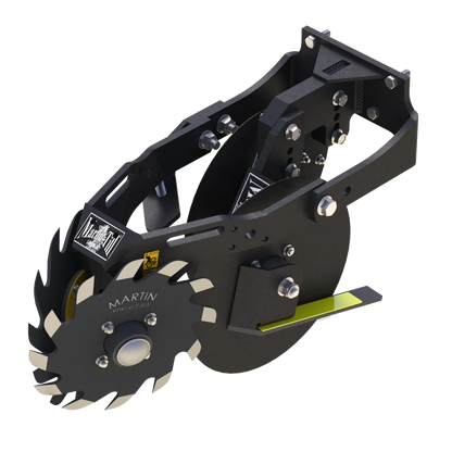Martin Till Floating Row Cleaner & UMO Combo Package | WA1345 & WA1360 | 45° - 60° Frame | 40 to 120 HP | For John Deere, Kinze & White