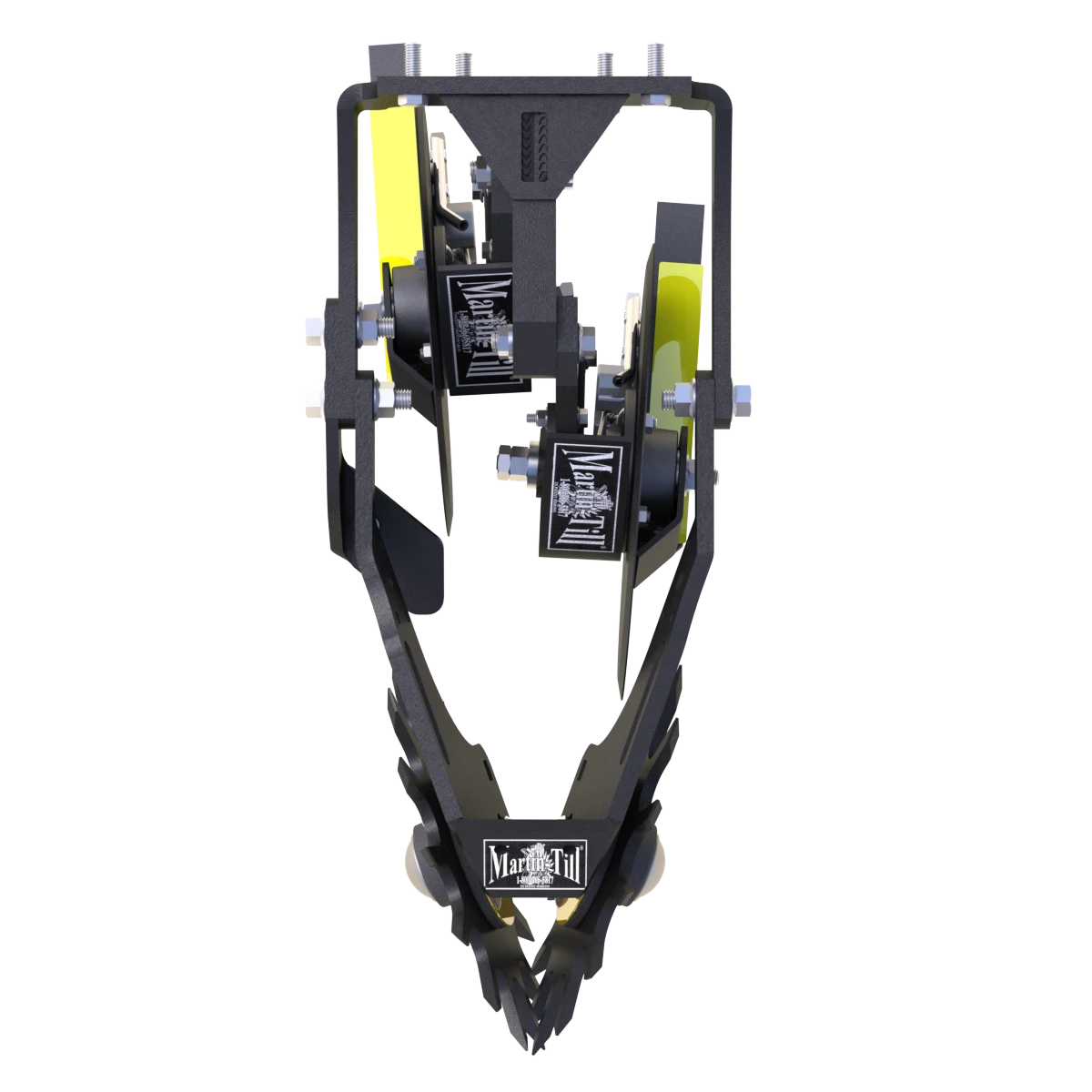 Martin Till Floating Row Cleaner & UMO Combo Package | WA1345 & WA1360 | 45° - 60° Frame | 40 to 120 HP | For John Deere, Kinze & White