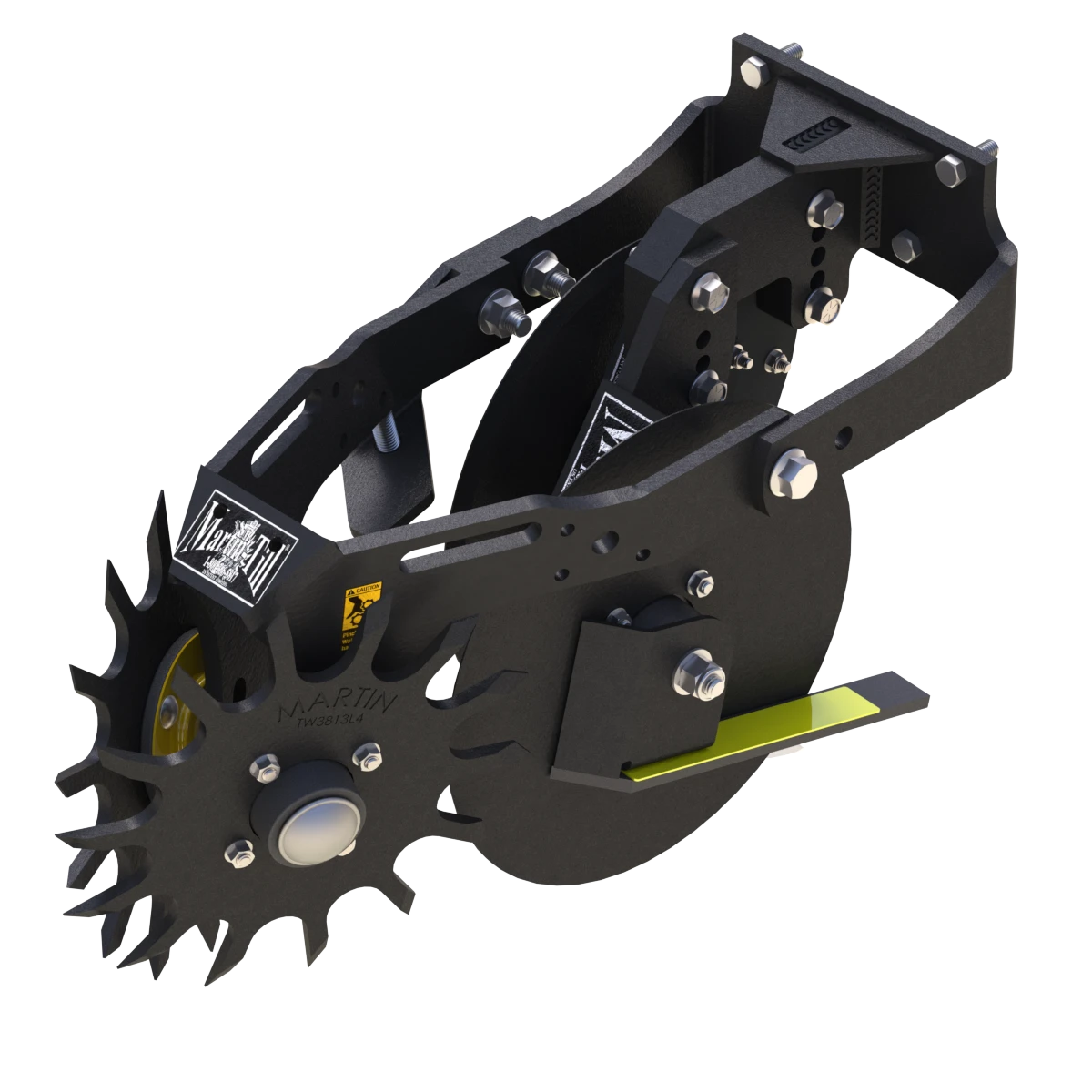 Martin Till Floating Row Cleaner & UMO Combo Package | WA1345 & WA1360 | 45° - 60° Frame | 40 to 120 HP | For John Deere, Kinze & White