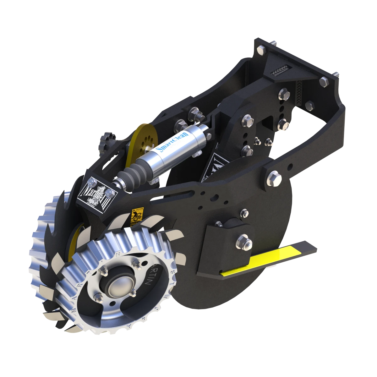 Martin Till Floating Row Cleaner & UMO Combo Package | WA1345 & WA1360 | 45° - 60° Frame | 40 to 120 HP | For John Deere, Kinze & White