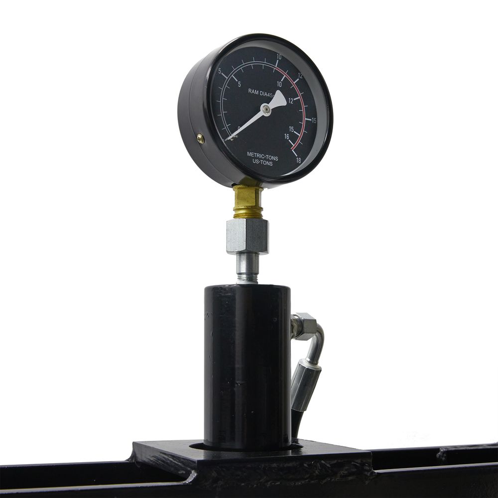 Black Widow 10-Ton Benchtop Hydraulic Shop Press | Model BD-PRESS-10H | Size 23.25" W | 10-Ton Manual Hydraulic Power | For Home & Professional Mechanics