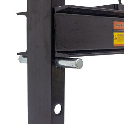 Black Widow 20-Ton Air-Operated Shop Press | Model BD-PRESS-20A | Width 29.5" | 20-Ton Air-Over-Hydraulic | For Home & Professional Auto Shops