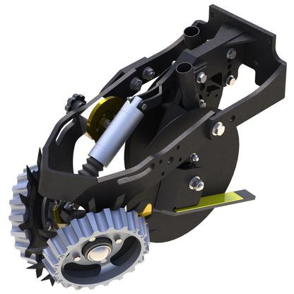 Martin Till Floating Row Cleaner & UMO Combo Package | WA1345 & WA1360 | 45° - 60° Frame | 40 to 120 HP | For John Deere, Kinze & White