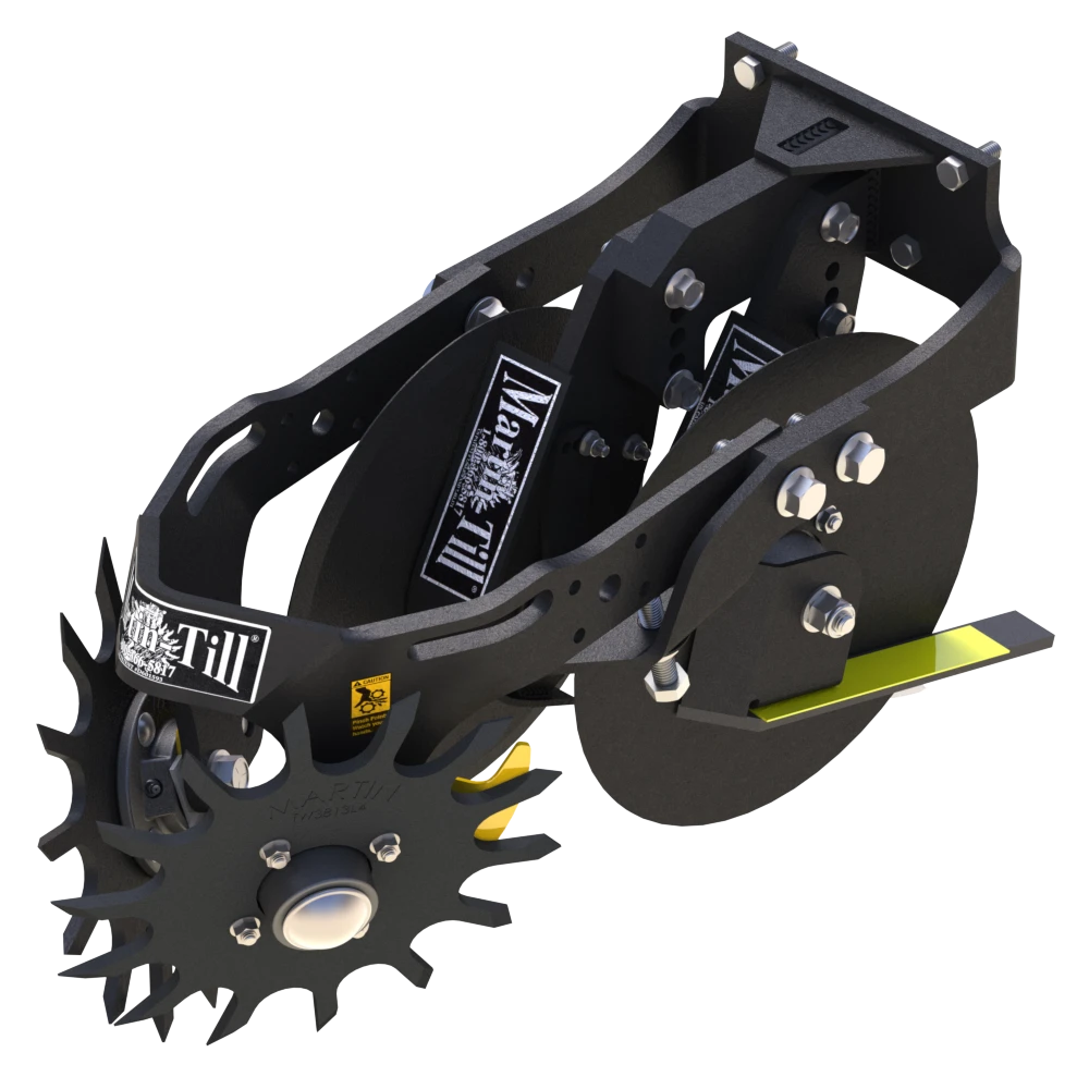 Martin Till Floating Row Cleaner & UMO Combo Package | WA1345 & WA1360 | 45° - 60° Frame | 40 to 120 HP | For John Deere, Kinze & White