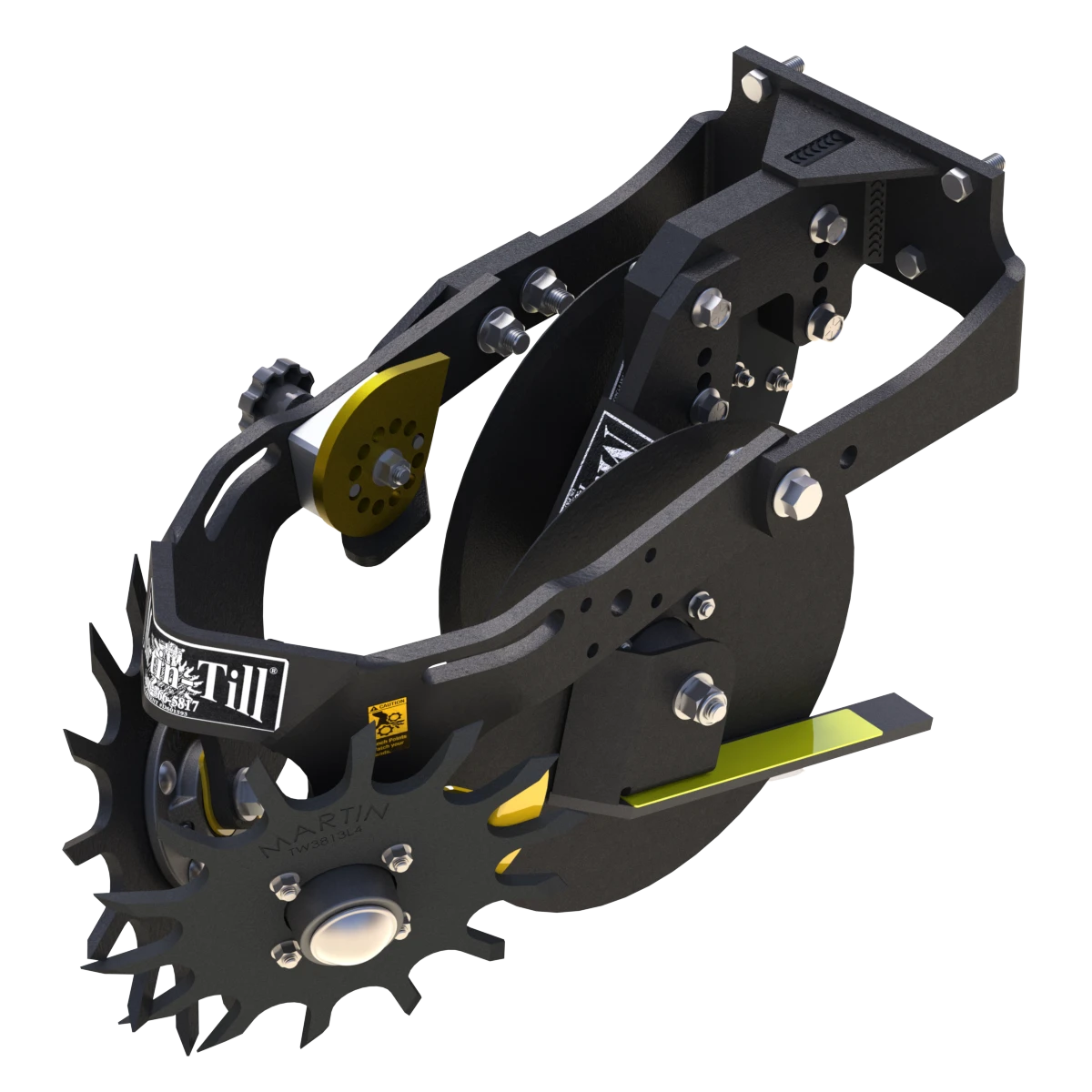 Martin Till Floating Row Cleaner & UMO Combo Package | WA1345 & WA1360 | 45° - 60° Frame | 40 to 120 HP | For John Deere, Kinze & White